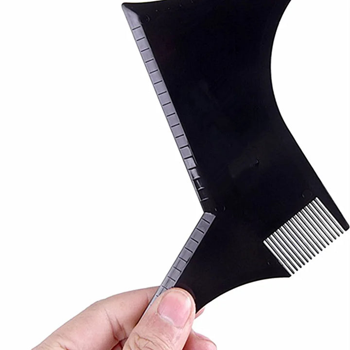 Transparent Men's Beard Comb - Shaping and Styling Template - ABC GOO