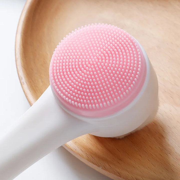 Double-Sided Silicone Face Cleansing Brush - ABC GOO