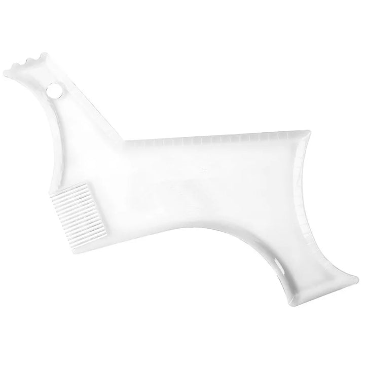 Transparent Men's Beard Comb - Shaping and Styling Template - ABC GOO