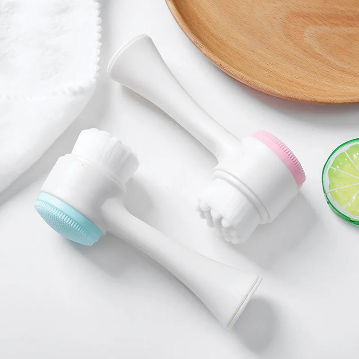 Double-Sided Silicone Face Cleansing Brush - ABC GOO