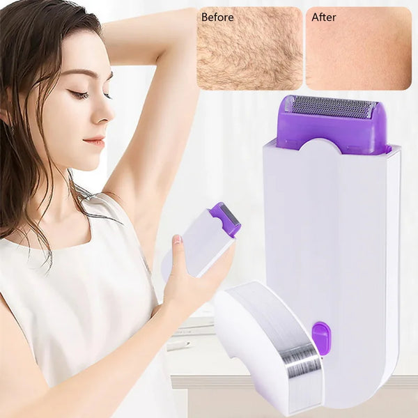 Rotary Electric Blue-Light Body Epilator - ABC GOO