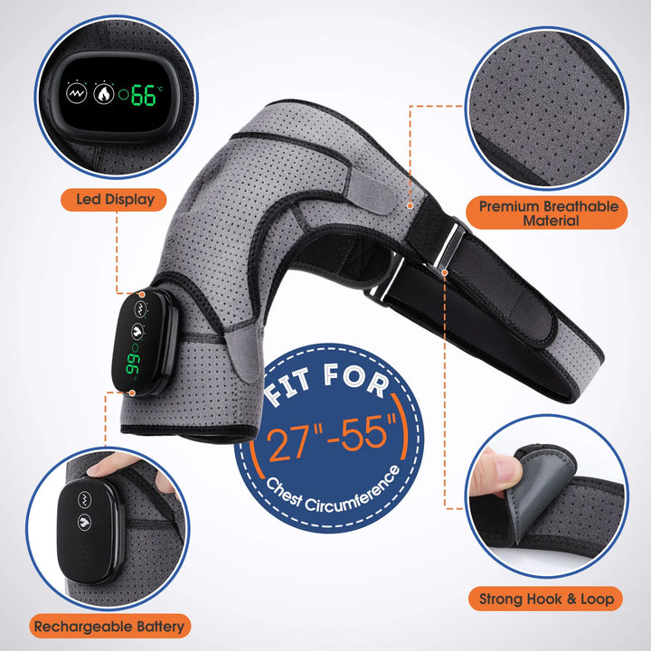 Electric Heated Shoulder Massage Belt - ABC GOO