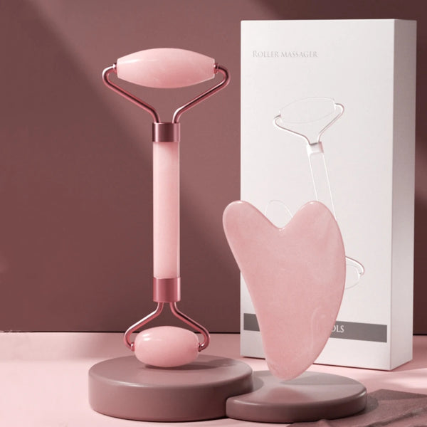 2-Piece Face Massager & Guasha Set - ABC GOO