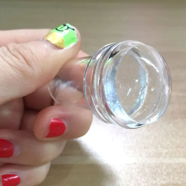 Transparent Silicone Nail Art Stamping Kit - ABC GOO