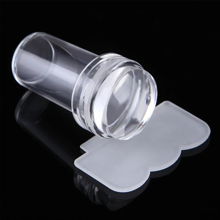 Transparent Silicone Nail Art Stamping Kit - ABC GOO