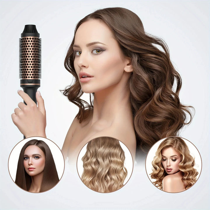 Electric Hair Curler & Straightener Brush - ABC GOO