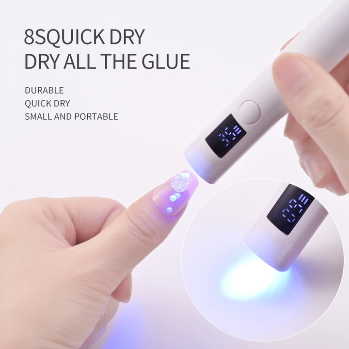 Portable USB Rechargeable UV LED Nail Lamp - ABC GOO