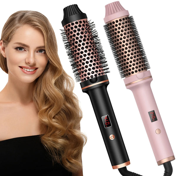 Electric Hair Curler & Straightener Brush - ABC GOO
