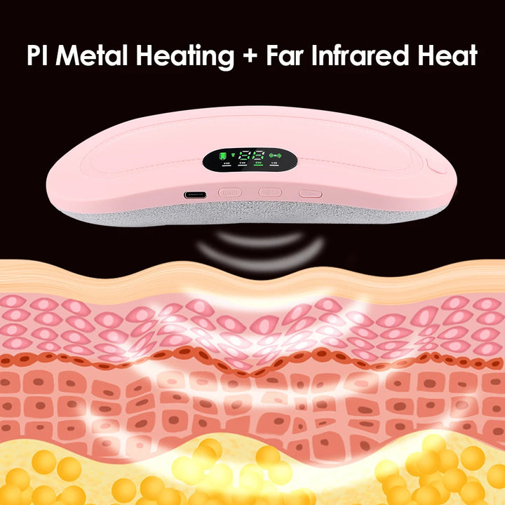 Heated Waist Massage Belt for Menstrual Relief - ABC GOO