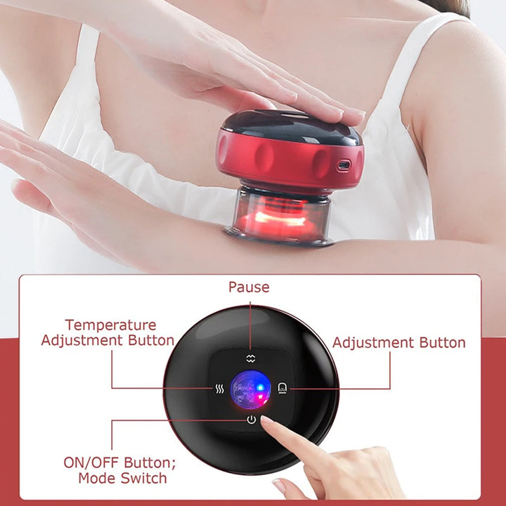 Electric Heating Cupping & Scraping Massager - ABC GOO
