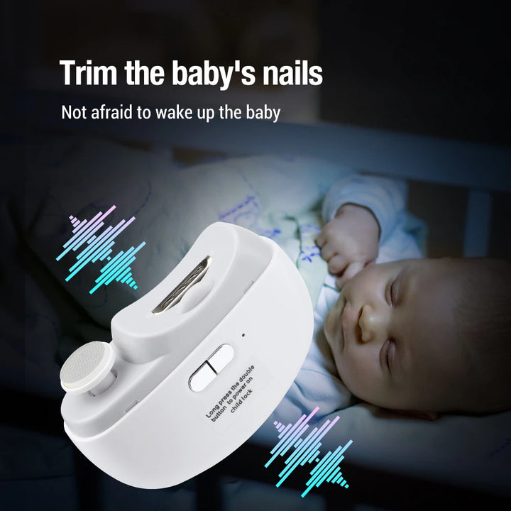 2 IN 1 Electric Nail Clipper Cutter With LED - ABC GOO