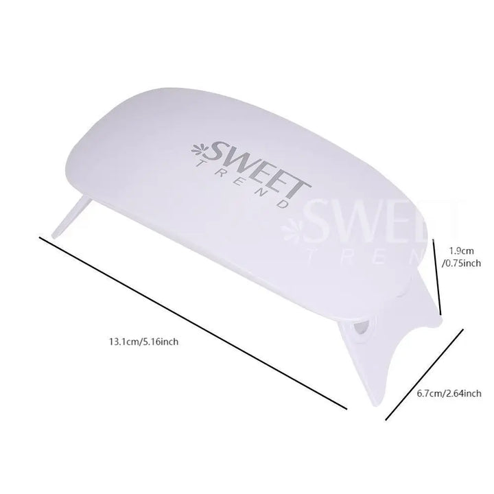 Mini 6W UV LED Nail Lamp – USB Rechargeable - ABC GOO