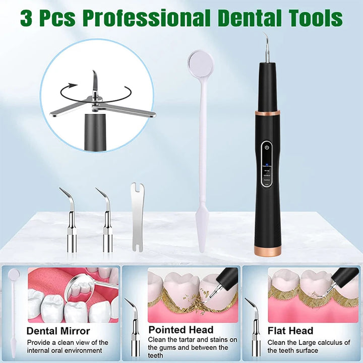 Ultrasonic Dental Scaler - Electric Sonic Plaque Remover - ABC GOO