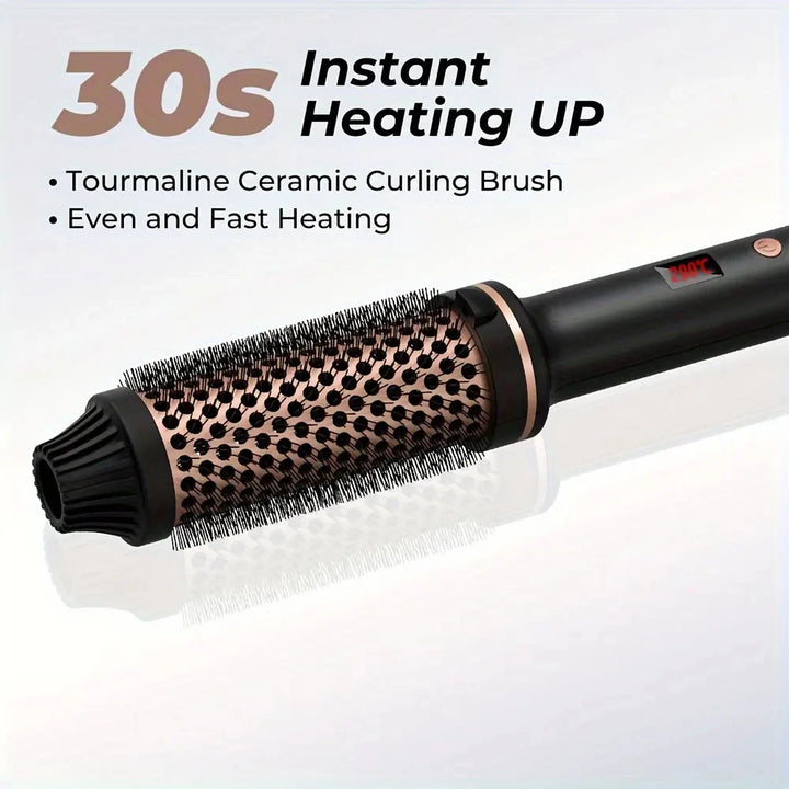 Electric Hair Curler & Straightener Brush - ABC GOO