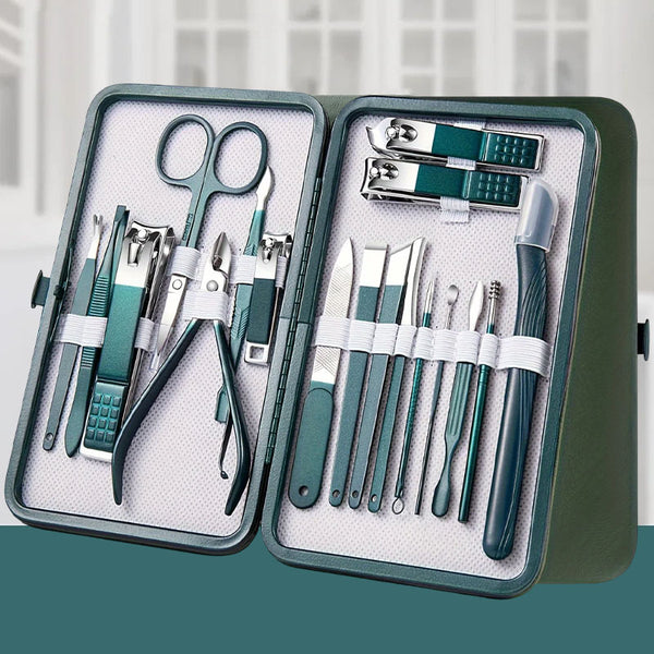 Professional Stainless Steel Manicure & Pedicure Set - ABC GOO