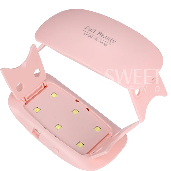 Mini 6W UV LED Nail Lamp – USB Rechargeable - ABC GOO