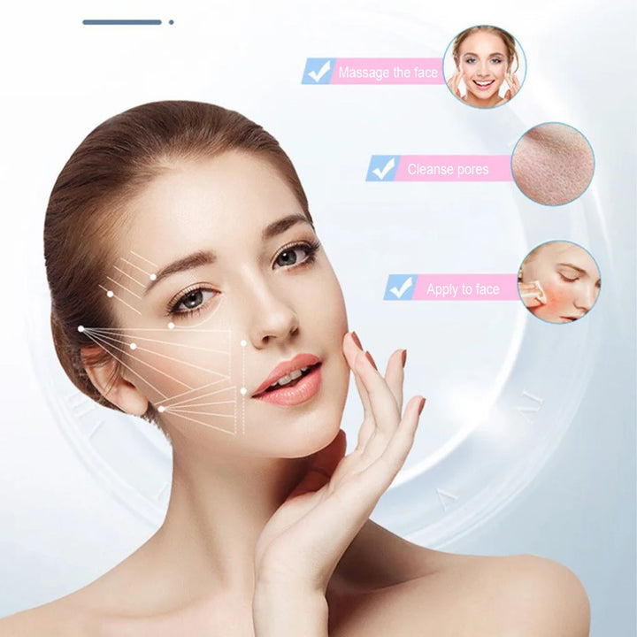Silicone Ice Facial Roller - Beauty Lifting Contouring Tool - ABC GOO