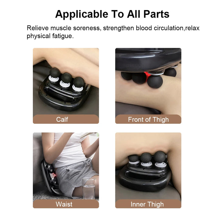 Wireless Deep Tissue Massage Gun with 6 Heads - ABC GOO