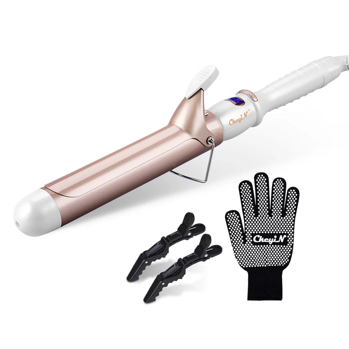 Professional Ceramic Hair Curler – Adjustable Temperature - ABC GOO