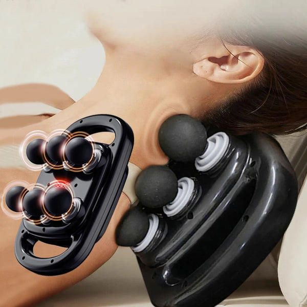 Wireless Deep Tissue Massage Gun with 6 Heads - ABC GOO
