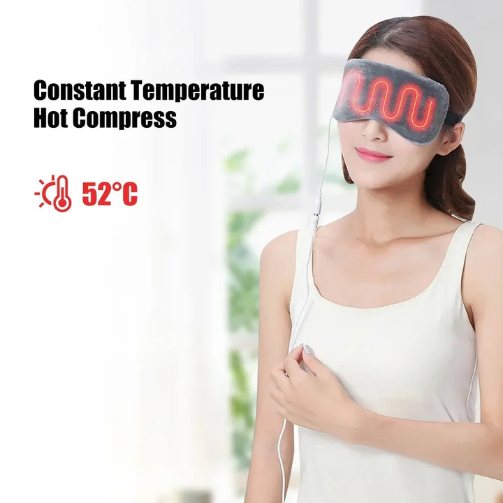 USB Heated Eye Mask for Dry Eyes & Dark Circles - ABC GOO