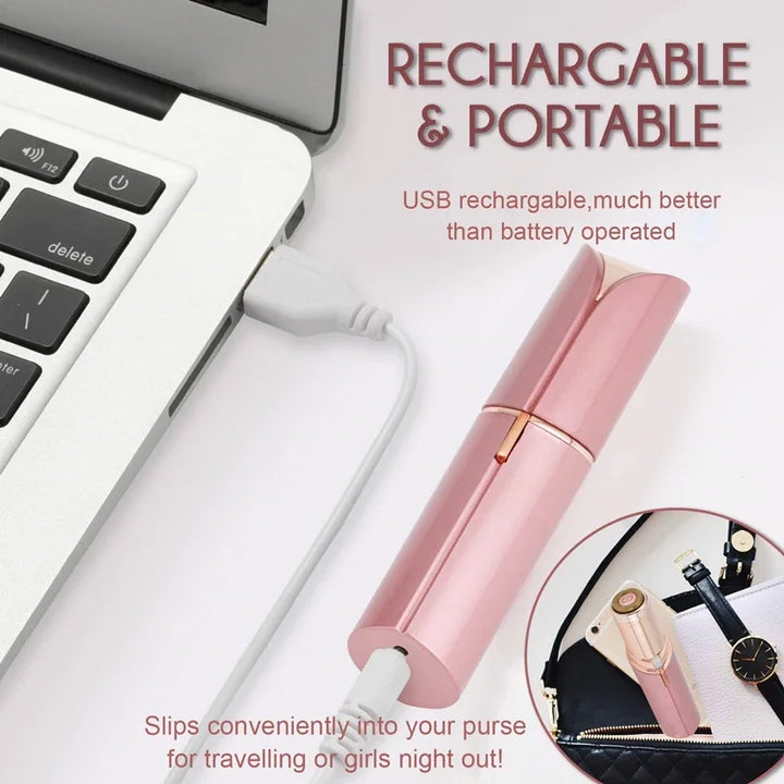 USB Rechargeable Painless Facial and Body Hair Removal - ABC GOO