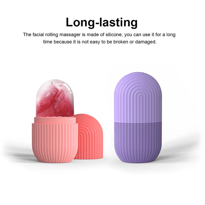 Silicone Ice Facial Roller - Beauty Lifting Contouring Tool - ABC GOO