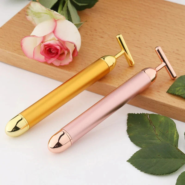 24K Gold Electric Face Massage Roller - ABC GOO