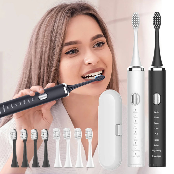 USB Rechargeable Sonic Electric Toothbrush - ABC GOO