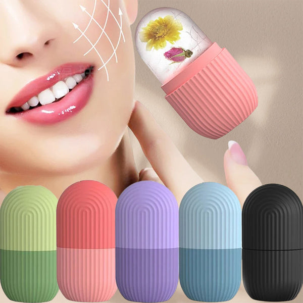 Silicone Ice Facial Roller - Beauty Lifting Contouring Tool - ABC GOO